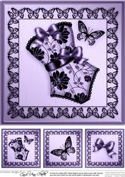 8 x 8 Quick Card Topper - Elegant Boudoir