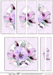 Posy and Pearls Quick Card with Side Stacker Topper