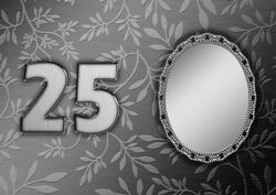 Elegant Metallic Words Matching Insert A5 Portrait