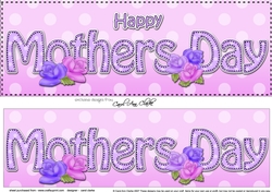 Large DL HAPPY MOTHERS DAY 3D decoupage