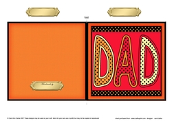 DAD Quick Cut and Fold Card
