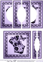 Elegant Boudoir Quick Card with Circular Side Stacker