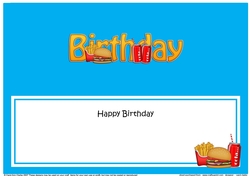 Large DL HAPPY BIRTHDAY insert