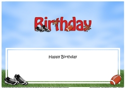 Large DL HAPPY BIRTHDAY insert