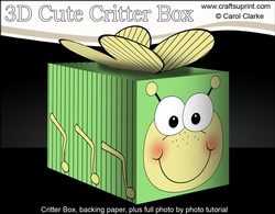 3D Cute Critter Treat Box Gift Set Mini Kit - Cute Bug