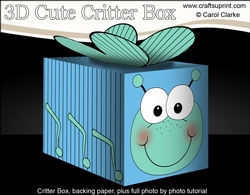 3D Cute Critter Treat Box Gift Set Mini Kit - Cute Bug