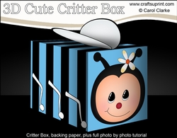 3D Cute Critter Treat Box Gift Set Mini Kit - Bumble Bee