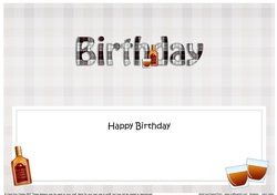 Large DL HAPPY BIRTHDAY insert