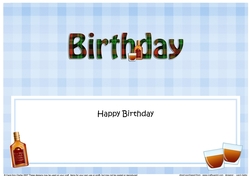 Large DL HAPPY BIRTHDAY insert