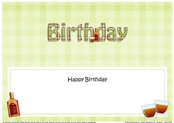 Large DL HAPPY BIRTHDAY insert