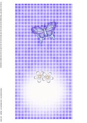Fluttery Butterfly Insert Square Landscape