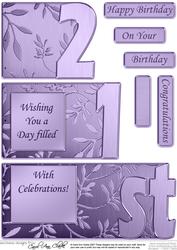 21st Elegant Metallic Book Sheet