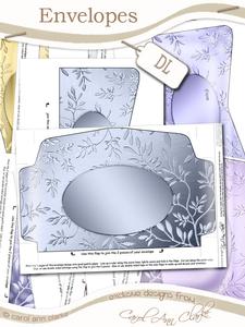 Elegant Metallic Booksheets Matching Dl Envelope Kit