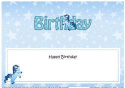 Large DL HAPPY BIRTHDAY insert