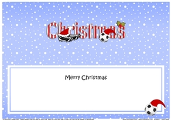 Large DL MERRY CHRISTMAS insert