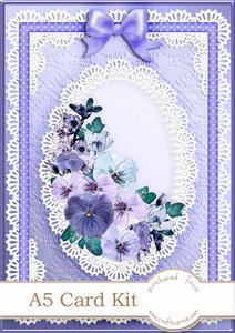 A5 Spring Flowers and Lace Kit with 3D Decoupage