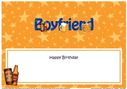 Large DL Happy Birthday BOYFRIEND insert