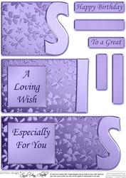 Sis Elegant Metallic Book Sheet
