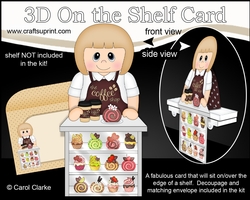 3D on the Shelf Card Kit - the Coffee Shop Lady Erica
