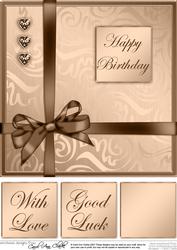 Elegant Flourish 8 x 8 Quick Card Topper