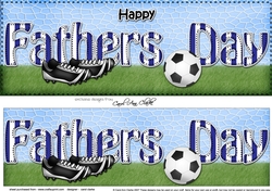 Large DL HAPPY FATHERS DAY 3D decoupage
