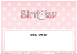 Large DL HAPPY BIRTHDAY insert