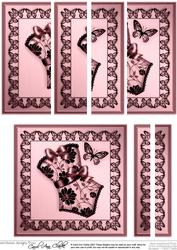 Elegant Boudoir Quick Card with Side Stacker