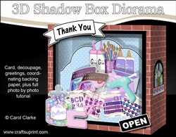 3D Shadow Box Card Mini Kit - The Cut n Stick Craft Shop