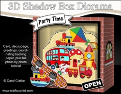 3D Shadow Box Card Mini Kit - The Happy Play Days Toy Shop
