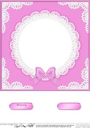 8 x 8 Pearls and Lace Card Front