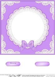 8 x 8 Pearls and Lace Card Front