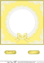 8 x 8 Pearls and Lace Card Front