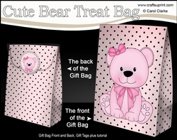 3D Gift Bag Mini Kit - Cute Little Bliss Bear