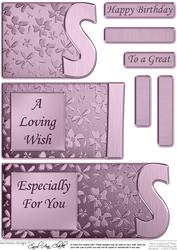 Sis Elegant Metallic Book Sheet