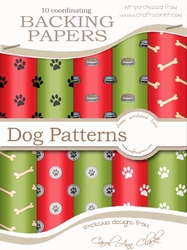 Dog Themed Backing Paper Kit
