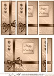 Elegant Flourish Quick Card with Side Stacker Topper