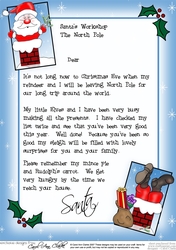 Christmas Childs Letter from Santa 