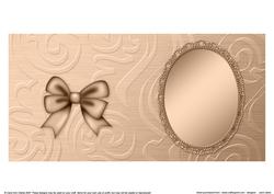 Elegant Metallic Greetings Matching Insert Square Portrait
