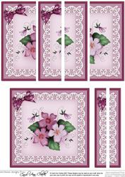 Pretty Viola Quick Card with Side Stacker Topper