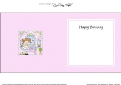 Rose Cottage Girlz square landscape insert
