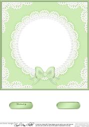 8 x 8 Pearls and Lace Card Front