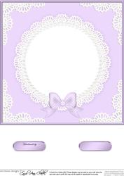 8 x 8 Pearls and Lace Card Front