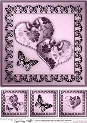 Elegant Romance 8 x 8 Quick Card Topper