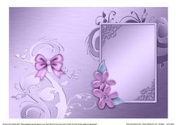 Flowers with Diamonds Matching Insert 5 x 7 Portrait