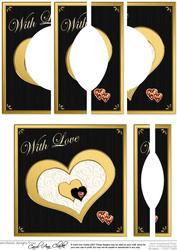 Elegant Hearts Quick Card with Circular Side Stacker