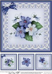 Pretty Viola 8 x 8 Quick Card Topper