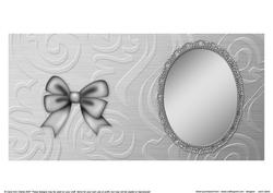 Elegant Metallic Greetings Matching Insert Square Portrait