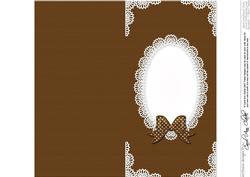 Dl Pearls and Lace Card Front or Insert