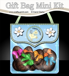 3D Easter Chick Gift Bag Mini Kit