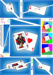 Playing Cards Quick Card with Twisted Spiral Side Stacker